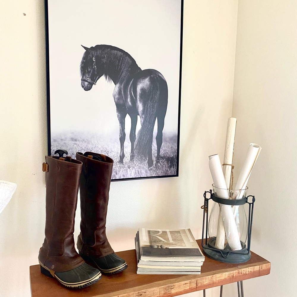 SOREL SLIMPACK Tall Size 9 EQUESTRIAN Riding Boot Waterproof